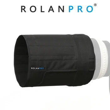 ROLANPRO Objektiv Kapuco za Canon, Nikon Sigma, Tamron 200mm f/2 300mm f/2.8 400mm f/4 200-400mm f4 Telefoto Objektiv, Zložljivi Nape (S)