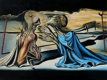 Salvador Dalí Tristan in Isolde oljnih slik platno Natisne Wall Art Za dnevno Sobo, Spalnica Dekor