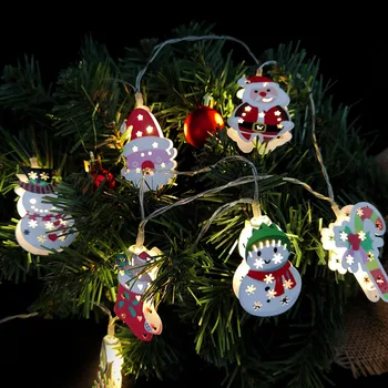 Santa Claus LED Luči Vesel Božič Okraski Za Dom Božično Drevo Okraski Visi Garland Božič Navidad Novo Leto, Darila