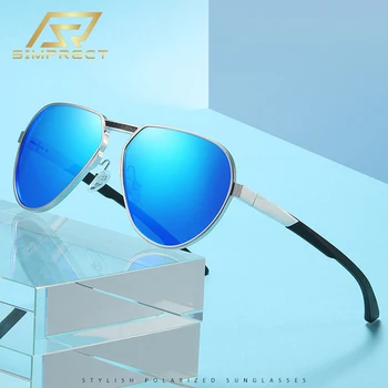 SIMPRECT 2021 Aluminija, Magnezija Polarizirana sončna Očala Moških Anti-glare Photochromic sončna Očala Retro Vintage sončna Očala Za Moške