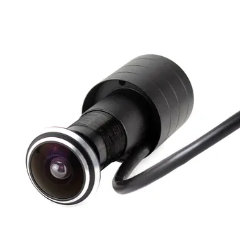 SONY IMX323 2MP Senzor, 1080P Vrata Oči Luknjo AHD Mini Luknjo Fisheye Fotoaparat Nočni 0.001 Lux 170 Stopinj nadzorna Kamera