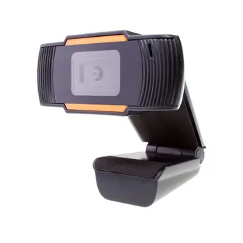 Spletna kamera 720P Računalnik Vrtljiv 2.0 HD USB Prenosni RAČUNALNIK, Fotoaparat Snemanje Videa Vgrajen mikrofon Brezplačno Pogon Webcam
