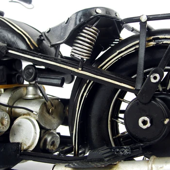 Starinsko Klasične motorno kolo, Model Retro Vintage Kovani Metal Obrti Za Dom Dekoracijo ali Darilo za Rojstni dan