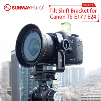 Sunwayfoto TS-E24 Nastavek za Canon Dslr Kamere Pribor TS-E17/TS-E24 Tilt Shift Objektiv Nosilec za Hitro Sprostitev Ploščo Glavo Stojala