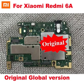 Svetovni Firmware Original Odklepanje Matično ploščo Za Xiaomi Redmi 6A MainBoard žetone, Kartice Pristojbina Vezja Flex Kabel Elektronska plošča