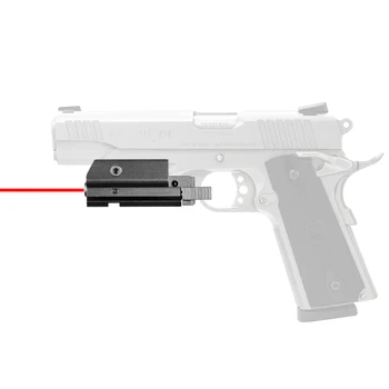 Taktično Streljanje Pištolo Laser Pogled Lovska Optika Mini Rdeč Laser Pogled Področje Pištolo Airsoft Pištolo 20 mm Železniškega Uporabo Lazer Kazalec