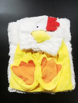 Unisex Baby Piščanca Halloween Romper Malčka Kostum Živalski Kostumi