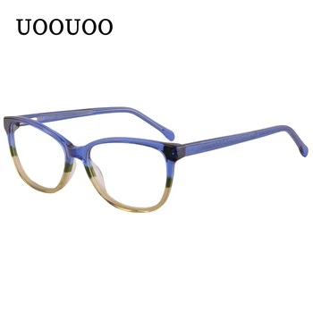 UOOUOO blagovne Znamke Progresivna Multifokalna Obravnavi Očala moški ženska anti modra svetloba acetat optični okvir recept za očala RD656