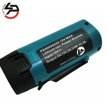 USB 12V Adapter za Polnilnik Zamenjava Za Makita PE00000020 Ogrevano Suknjič Li-ionska Baterija