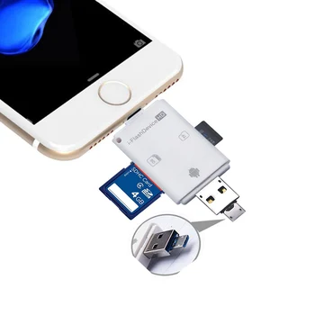USB Flash Disk, SD TF Card Reader Za iPhone pro 11 X XS XR 7 6s 6 Plus 5s za iPad 4 Zraka Mini 2 3