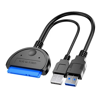 USB3.0+2.0 SATA Adapter Kabel 2,5-Palčni Trdi Disk Adapter, Kabel Trdega Diska Kabel