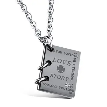 Ustvarjalno ljubezensko zgodbo knjige titana jekla nekaj ogrlica GX1090