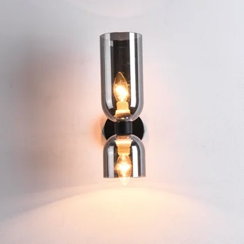 V novi, Moderni LED Stenske Svetilke Skandinavski Slog Razsvetljave v Zaprtih prostorih Zatemnitev Luči Za dnevno Sobo Postelji Spalnica Oltarja Koridor Luminarie