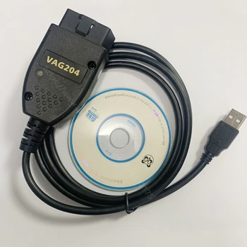 VAG COM 20.4 VAGCOM 20.4.1 HEX LAHKO USB Vmesnik ZA VW AUDI Skoda Seat VAG 19.6 Multi-Language ATMEGA162+16V8+FT232RL