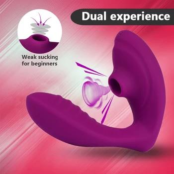 Vagina Sesanju Vibrator 10 Hitrostih z vibriranjem Bedak Oralni Seks Sesalna Klitoris Stimulator Erotično Sex Igrača za Ženske Spolne Wellness