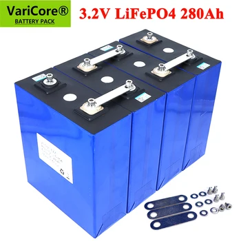 VariCore 3.2 V 280AH LiFePO4 baterije Litij železo phospha 12V 24V 280000mAh za E-skuter RV Sončne Energije sistema za shranjevanje
