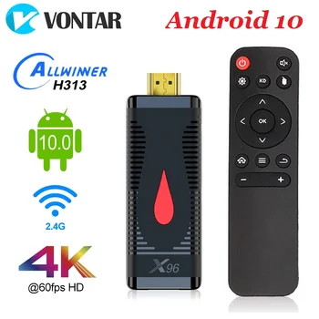VONTAR X96 S400 2 GB 16 GB Android 10 TV Palico Allwinner H313 Quad Core 4K 60fps H. 265 2.4 G Wifi Google Player, TV Okno Dongle