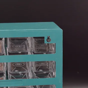 Wall-mounted Plastična Škatla za Shranjevanje 25 Mreža /set Deli Oknu Toolbox Elektronskih Komponent Polje Vijak Upor Čip za Shranjevanje Posode