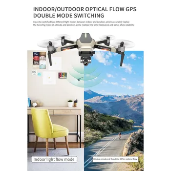 X1 PRO GPS zložljiva brnenje 4k WIFI FPV HD Kamera Selfie Dve Osi Mehanske Gimbal GPS z eno tipko, da se vrnete Brez Signala Doma #45 2020