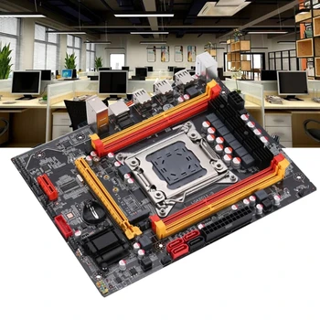 X79 Čip Matično ploščo Računalnika SATA3 PCI-E NVME M. 2 SSD Podporo REG ECC Memory DDR3 Server