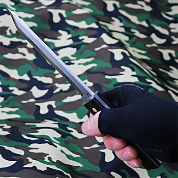 XUANFENG Samurai nož prostem nož visoko trdoto prenosni preživetje naravnost nož taktično vojske nož spredaj kampiranje EOS orodje
