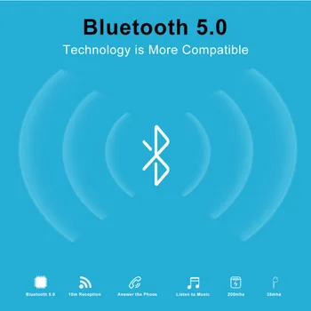 Y19 Mini Čepkov Bluetooth Slušalke 5.0 Stereo Enem Ušesu, Brezžični Športne Slušalke s Polnjenjem Bin