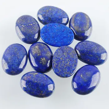 YOWOST Brezplačna Dostava Naravne Lapis Lazuli Gem Kamen Ovalne Chrysoprase CAB Brez skritih Nakit 22x30x7MM 10PCS QU3068