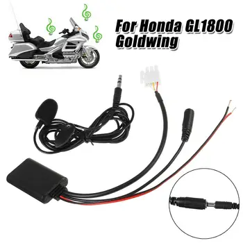 Za Honda GL1800 Goldwing Motocikel 3Pin AUX Avdio Kabel Adapter z Mikrofonom Audio Sprejemnik