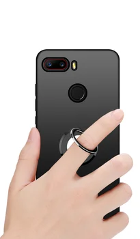 Za Huawei Novi Luksuzni Prst Prstan Držalo Nazaj Mehko TPU Primeru Drop-dokazilo Kritje Za Huawei Nova 5.0 palčni LAHKO-L01
