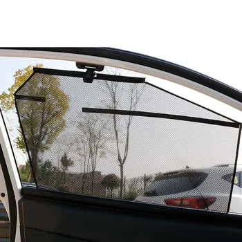 Zavese avto Avtomatski Dvižni zaščito pred soncem, Izolacija Teleskopsko Zavese Posebne Sonce, Senco za spredaj Zadaj Strani Okna Anti-UV Auto