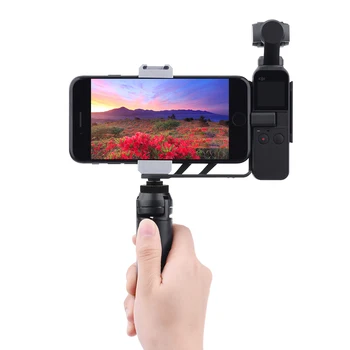 Zložljivi Nosilec za Telefon, Adapter Posnetek Selfie Gori Kovinsko Stojalo za DJI Osmo Žep/Pocket 2 Ročni Gimbal dodatno Opremo Fotoaparata