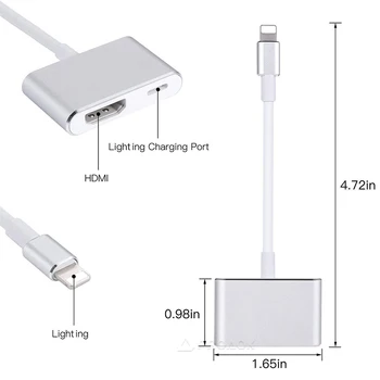 1080P HDMI Kabel Razsvetljavo Moški HDMI Ženski Kabel Digitalni AV Adaptador Za Lightning 8Pin Pretvornik Za iPhone, iPad