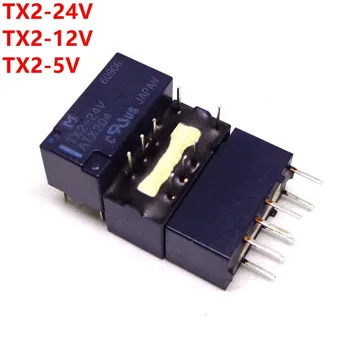 10PCS RELE TX2-5VDC TX2-12VDC TX2-24VDC TX2 5V 12V 24V popolnoma nov in original rele