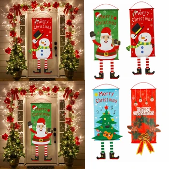 115*40 cm Vesel Božič Bannr Božič Garland za Dom Noel Verandi Prijavite Okraski Navidad Božič Natalne Novo Leto 2021 Dekoracijo
