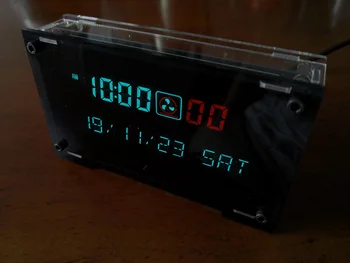 12/ 24-urna Visoko Precizne VFD ura Dvojni zaslon Elektronski časa RX8025T Uro / minute / sekunde /dan / teden LED Uhr dc 5v