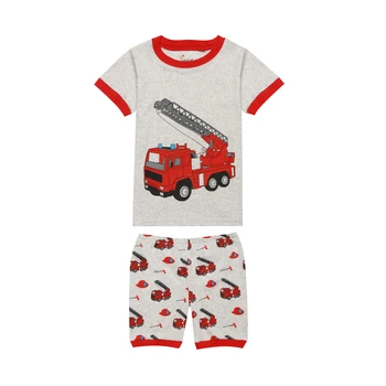 12 Barv Otrok gasilsko pižamo fantje Dekleta letalo kratek sleeeve sleepwear Otroci Baby Poletje Bombaž More za 2-8Years