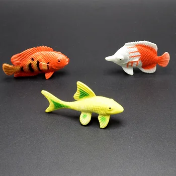 12 pisane tropske ocean fish angelfish okrasne ribe model igrača simulacije ribe zbiranje igrač darilo