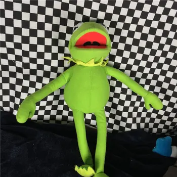 1Pcs 40 cm Kermit Plišastih Igrač Lutka V Muppet Show Polnjene Živali Kermit Igrač, Plišastih Žaba Lutka Božič Darilo za Rojstni dan