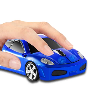 2,4 Ghz Wireless Mouse 3D Mini Usb Igralec Miši Športni Avto Oblike Računalniško Miško Otrok Darila 1600 DPI Optična Mause Za Laptop, PC, Mac