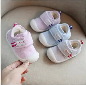 2019 malčke baby toddler dekle čevlji Fantje zimske otroška obutev Modni Mali Otroci Čevlji Toplo Otroci Čevlji Bombaž