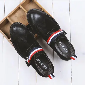 2020 italijanski modni slog zapatillas transpirablest Formalno Pravega Usnja Dihanje moških oxford čevlji Poslovna obutev čevlji