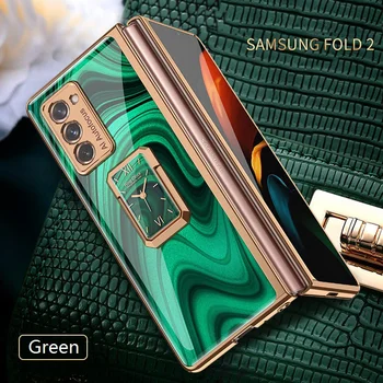 2020 Luksuzni Nov RAČUNALNIK Telefon Primeru Za Samsung Krat Nosilec, Stojalo za Samsung Galaxy Ž Krat 2 Polni zaščitni Pokrov Božič Coque Funda