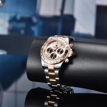 2020 PAGANI Design vrh luksuzne blagovne znamke moške ure poslovni šport zlato ročno uro moških novo nerjavečega jekla nepremočljiva kronograf
