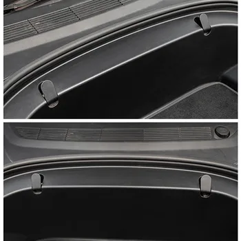2pcs Sprednji Prtljažnik Kljuko Avtomobila Obesek Za Tesla Model 3 2017-2019 Kavljem pribor tesla model 3 tesla tri tesla model 3 model3