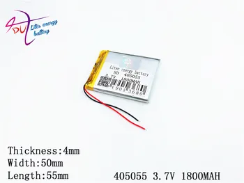 3,7 V 1800mAh 405055 385055 Litij-Polymer Li-Po baterija li ionska Baterija za Polnjenje Za Mp3, MP4 MP5 GPS mobilni bluetooth