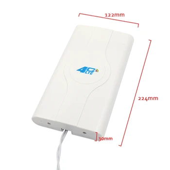 3G 4G LTE antena wifi largo alcance mimo antena CRC9 moški, 2m kabel 88dBi za Huawei E3276 E3372 Huawei E3372s-153 usmerjevalnik modem