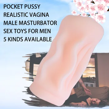 5 Vrste Mehko Umetno Žep vagina pravi muco Moški Masturbator Pokal Erotičnih Izdelkov Spolnih Igrač za Moške Odraslih Intimnih Igrače Shop