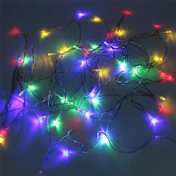 50 Niz LED Luči LED Trakovi Luči Za Božič Garland Stranka Poročno Dekoracijo Božični Flasher Pravljice Luči