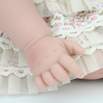55 cm silikona, prerojena-otroka-lutke liflike dekle, princesa lutke s kratkimi lasmi, ki so prerojeni bonecas otroci igrače bebes