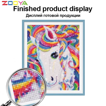 5d Diamond Barvanje Konj Diamond Vezenje Živali Beli konj vrt kmetije ptic cvet Poln Kvadrat vaja Mozaik prodaje glede na število